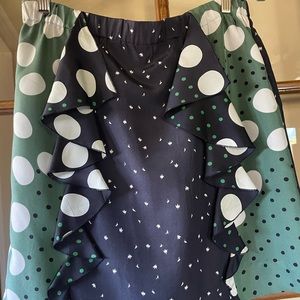 Marni Mixed Print Silk Skirt Size 40